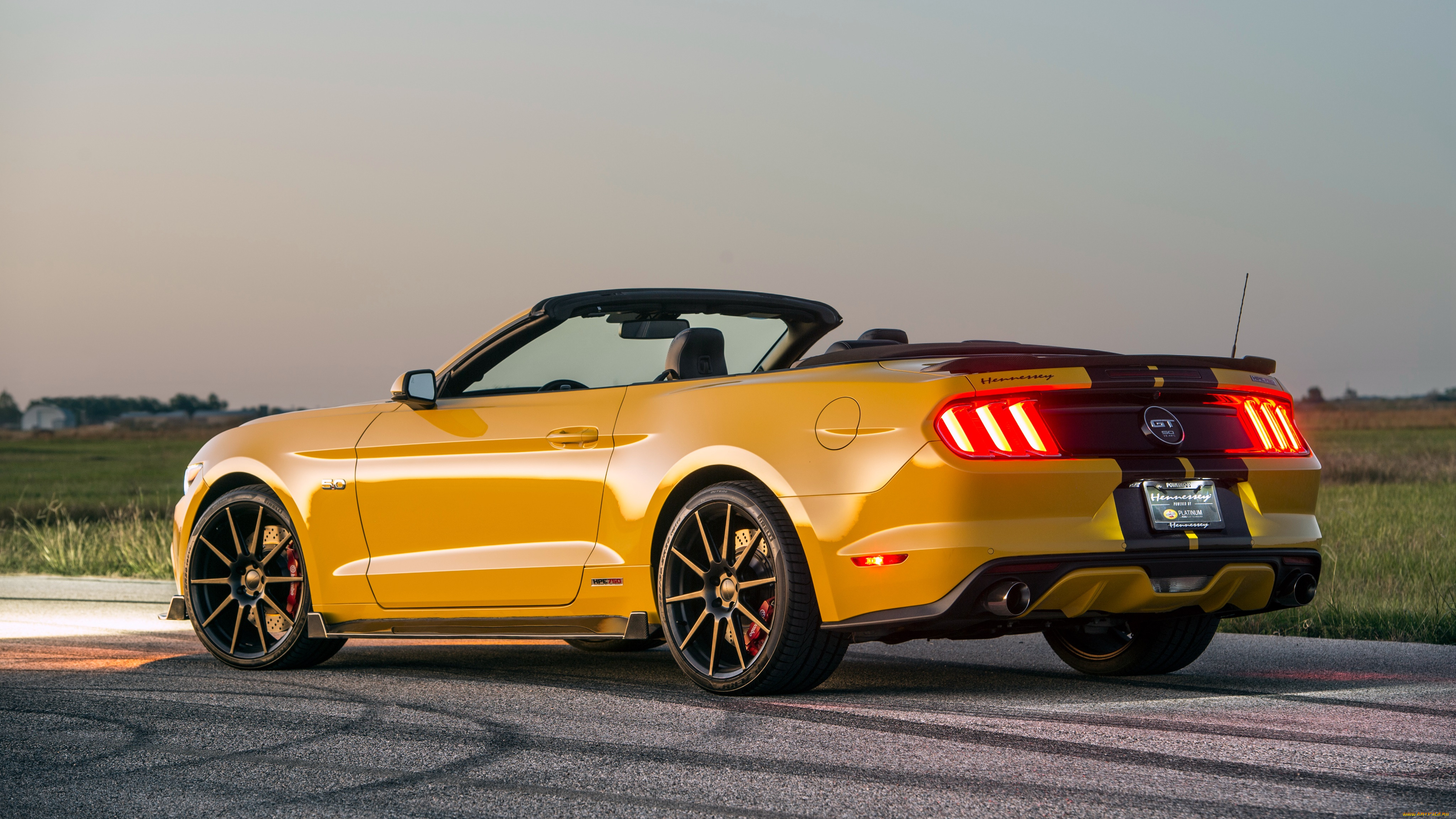 , mustang, gt, supercharged, hpe750, convertible, hennessey, 2016